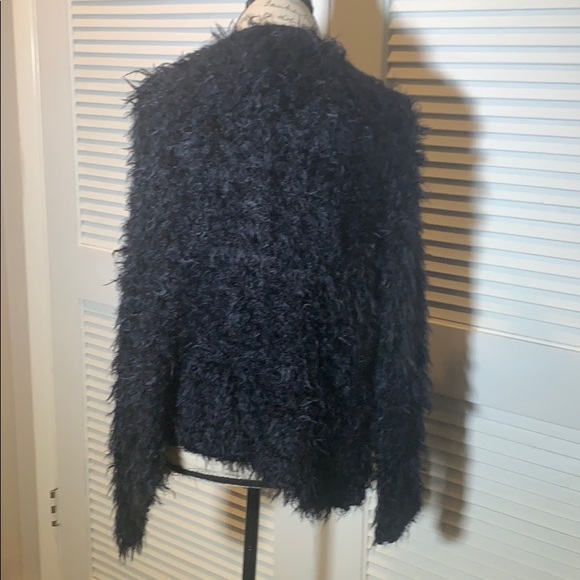 EUC fuzzy open cardigan - Picture 2 of 5